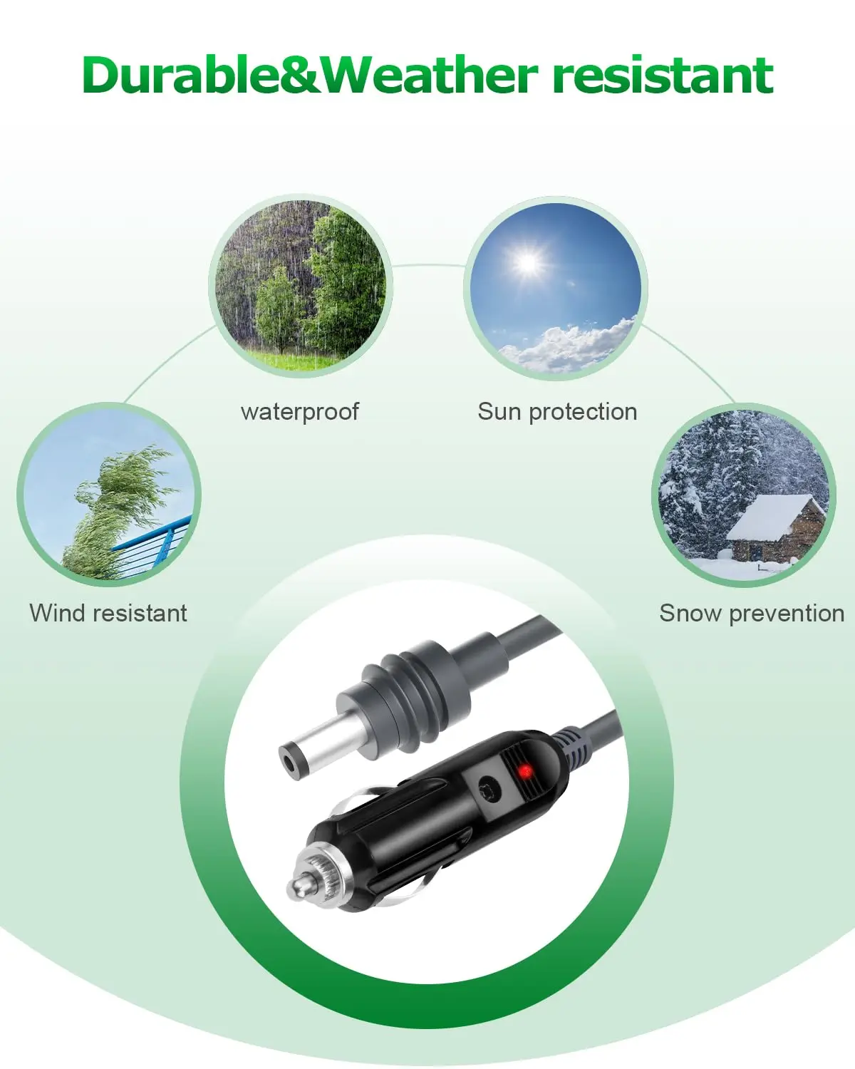 Factory Price Starlink Mini DC Power Cable 12V-24V Car Power Cable with Cigarette Lighter Radio & TV Accessories