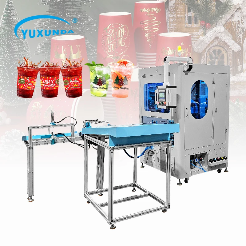 Yuxunda Digital Printing Direct to Cup Printing Machine for Cups Printer Price Color Offset Cup Logo Print Machine