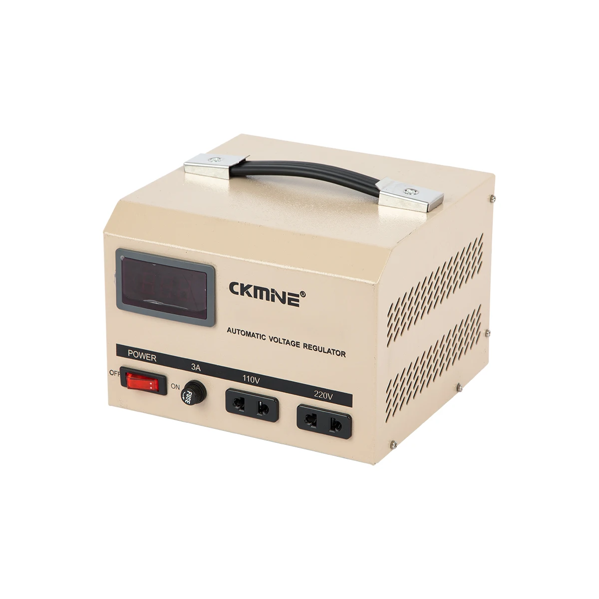 CKMINE 1500w 1.5kva 자동 인식 전압 변압기 컨버터 레귤레이터 150-250V 수출용 1상 안정기