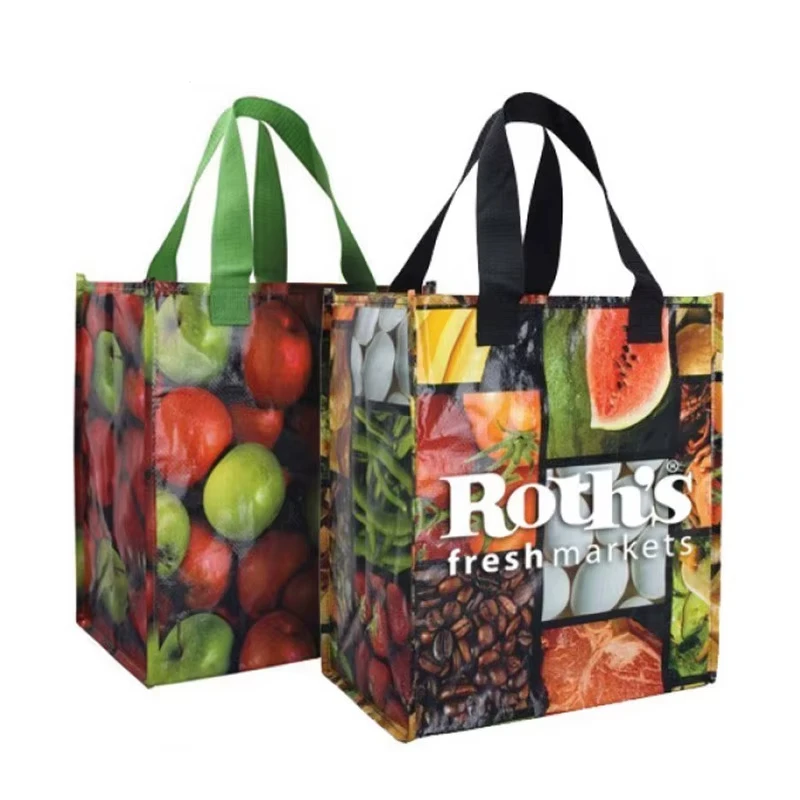 Custom Eco-Friendly PP Woven Bag Supplier's Laminated Polypropylene Woven Bags with Film Cover