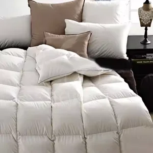 Soft Luxury Fully Goose Duck Down Feather Winter Hotel Duvet Insert Hotel Comforter Duvet Inner for Hotel and Home