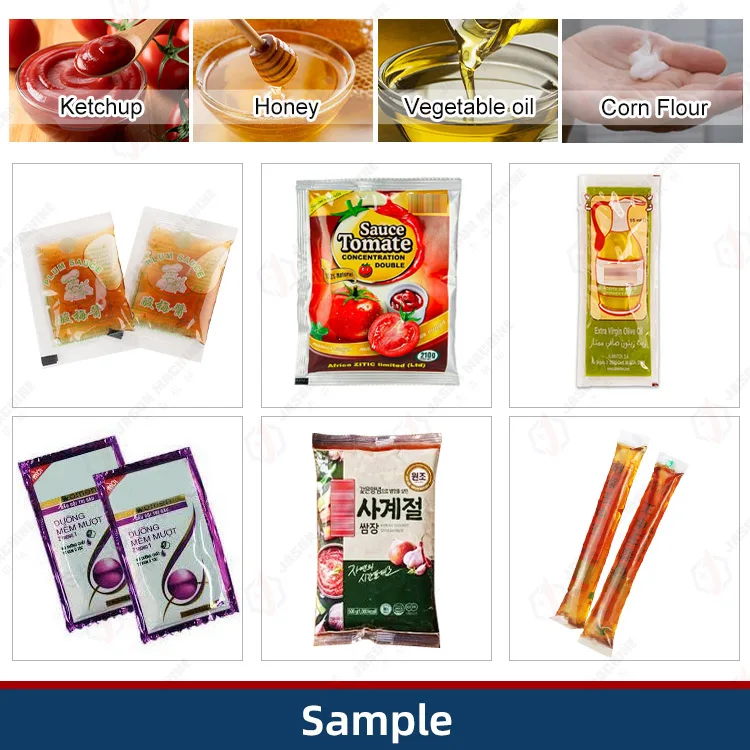 Coffee Creamer Packaging Machine Automatic Small Stick Sachet Bag Liquid Chocolate Jam Mayonnaise Packing Machine