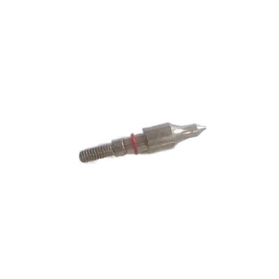 High-quality Blood Grooved Willow Leaf Arrow Carbon Steel Material Retro Threaded Fishing and Hunting Arrow Shaft Accessories