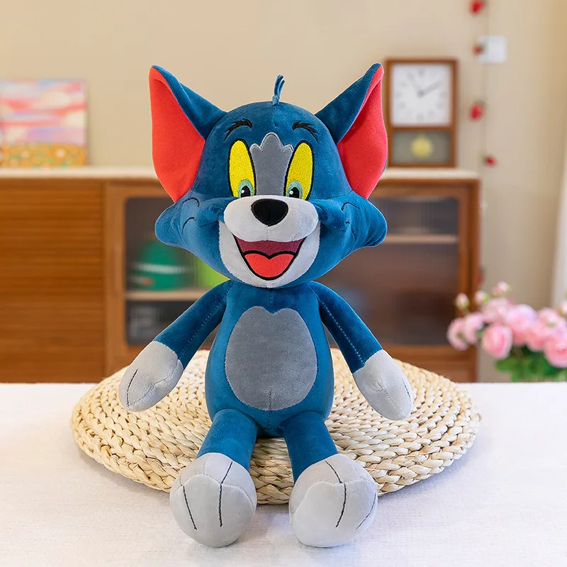 Tom And Jerry Plush Toy Cartoon Movie Cat Tuffy Nibbles Mouse Plushies ...