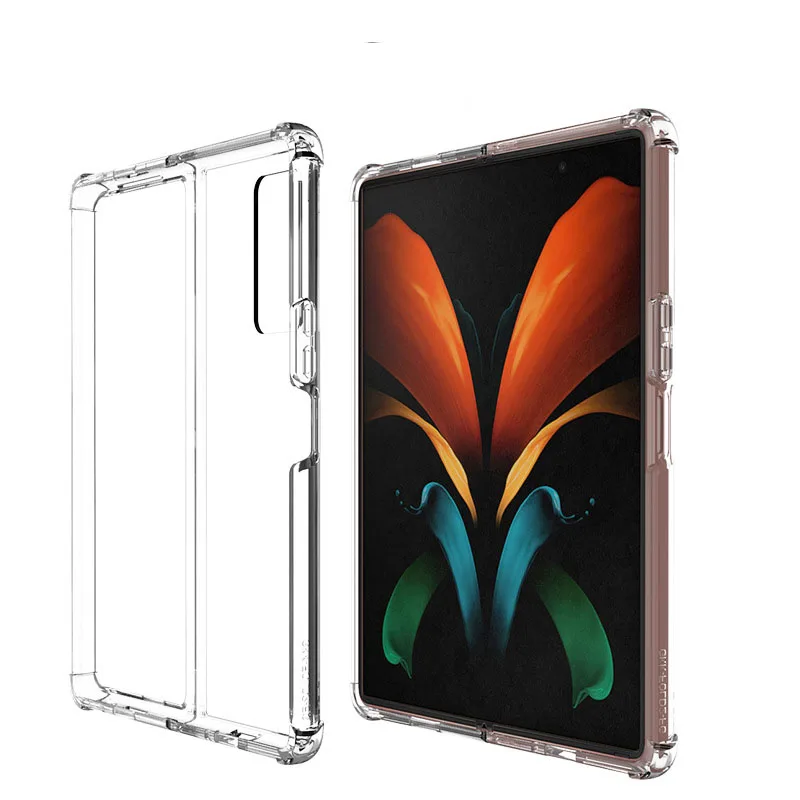 Senlancase Amazon New Ultra Thin TPU Acrylic Transparent Phone Case Back Cover For Samsung Galaxy Z Fold 3