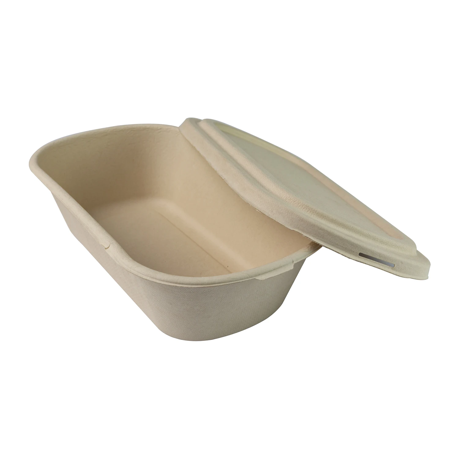 Custom Biodegradable Sugar Cane Bagasse Pastry Cake Container Eco ...