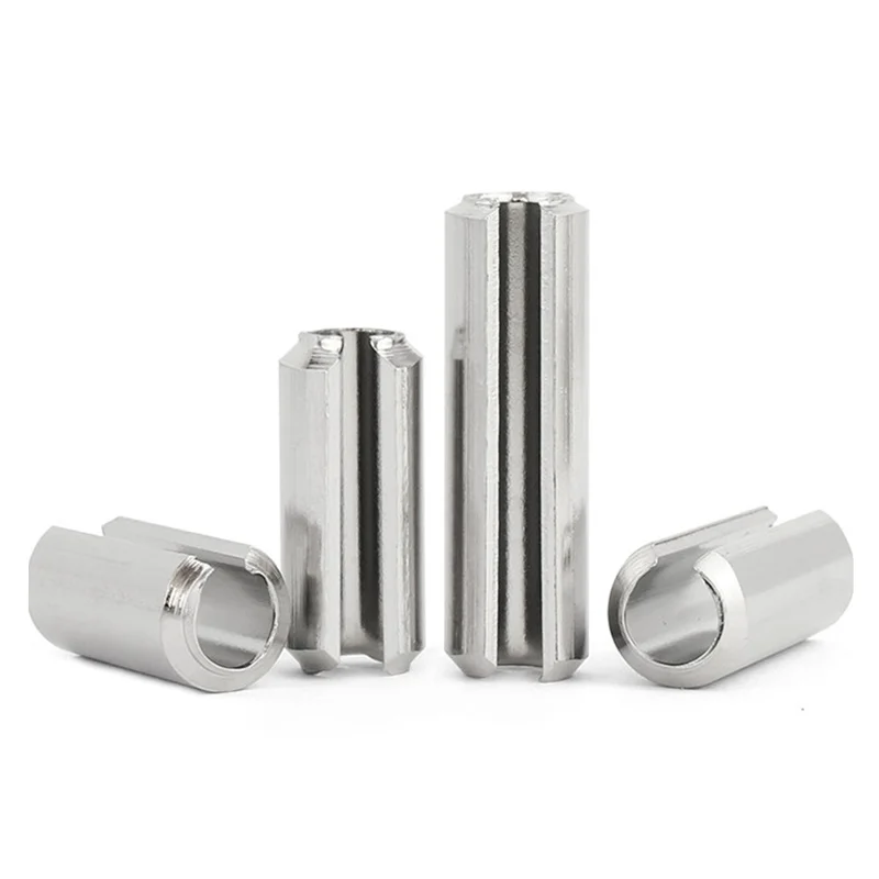 Unthreaded Fasteners Heavy Duty Stainless Steel Spring Pin Dowel Fasteners DIN94 Standard M0 ...