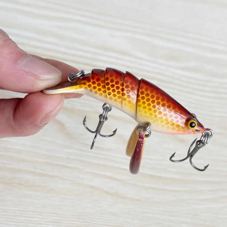Leurre de Pêche, Simulation de Leurre de Pêche à l'Achigan 6.5cm/9g pour Lacs pour Rivières pour Réservoirs