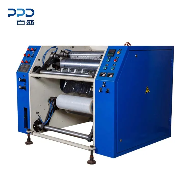 User Friendly Semi Auto Pre Stretch Film Pallet Film Rewinder