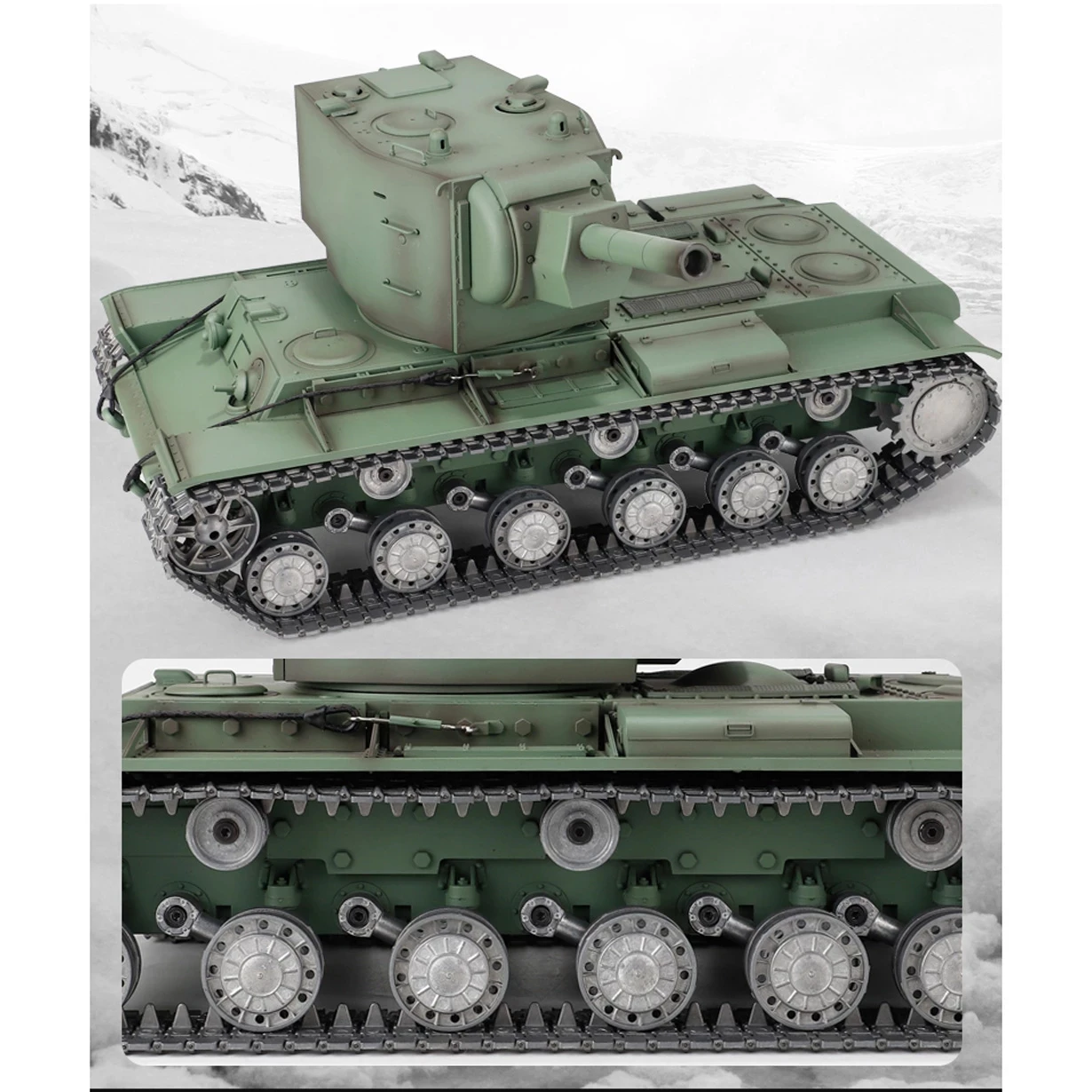 卸売 ヘンロン 3949-1 プロ仕様 RC戦車 1/16 7.0 ソビエト KV-2 RTR RC