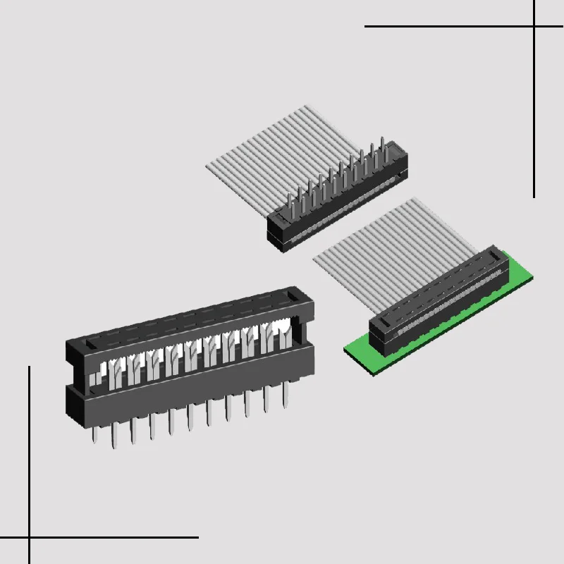 20Pcs 2 mm 2.0 mm pitch 6 Pin 2x3 Straight Male enveloppées Box-tête IDC Connecteur 