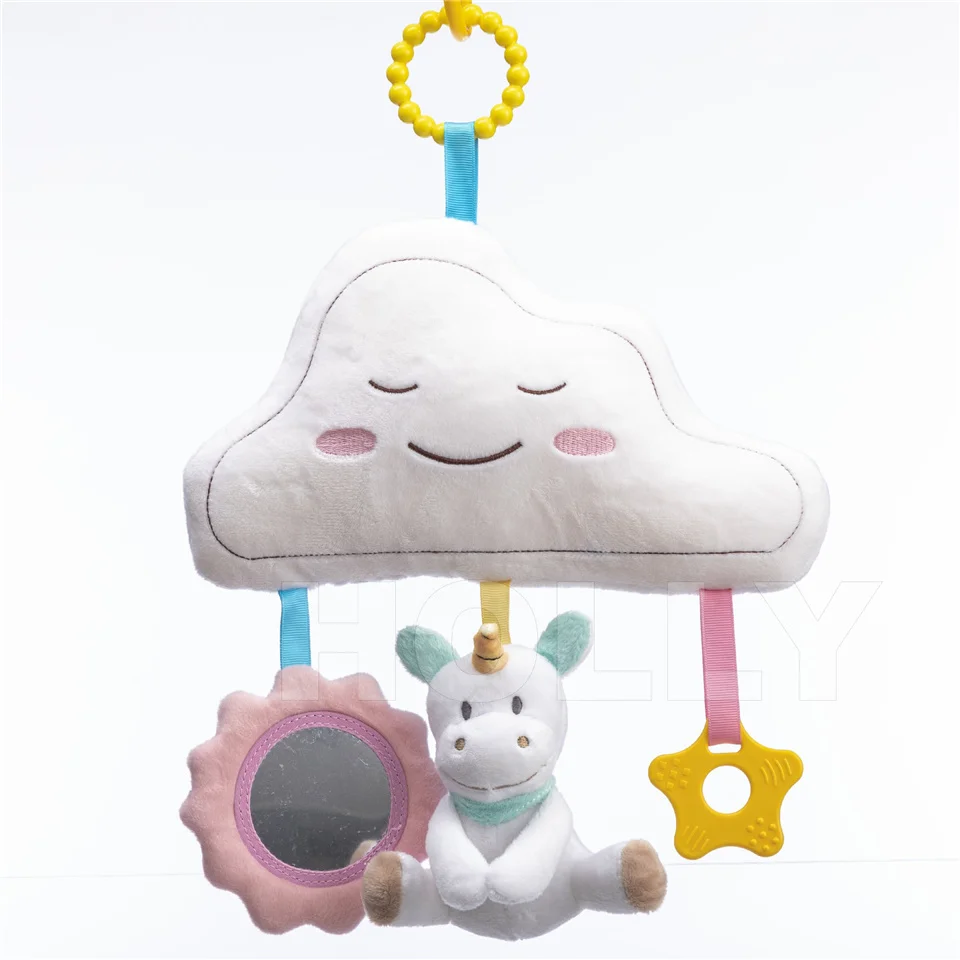 Лидер продаж на заказ, подвесной Колокольчик в виде единорога для детской каретки