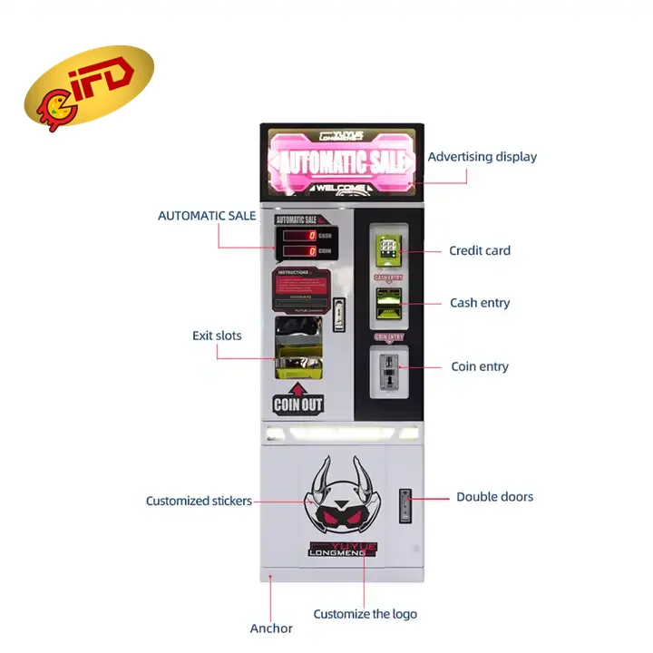 IFD  Credit Card Vending Ticket Redemption Game Coin Exchange Machine