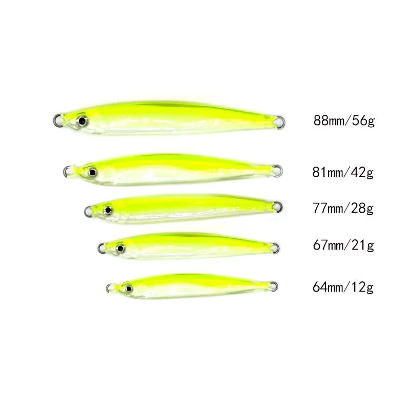 Oem High Quality Epoxy Jigs 12g56g Fishing Lure Fast Sinking Pencil