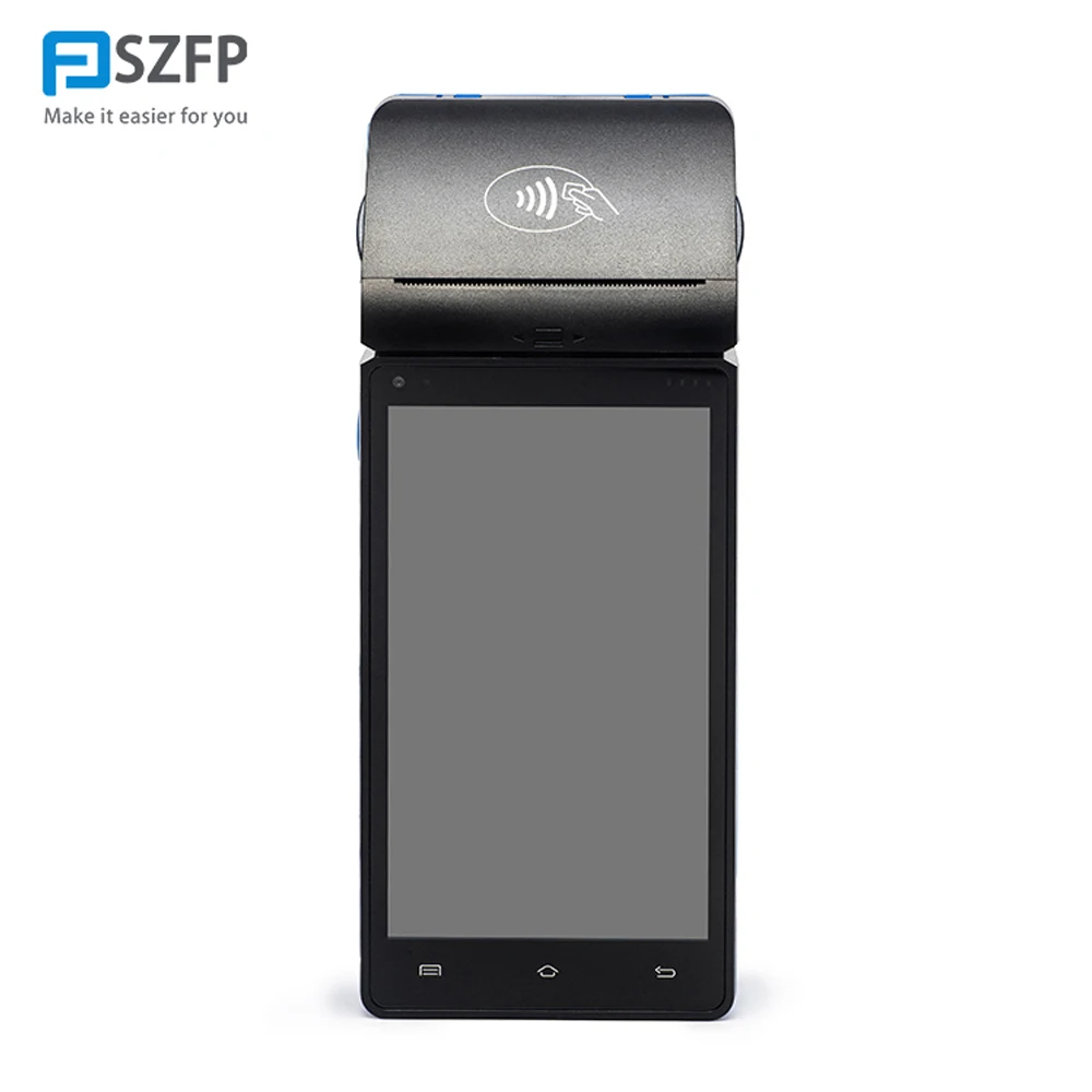 FP8800 Высококачественная портативная беспроводная мобильная pos-машина для оплаты в наличии со сканером штрих-кодов PDA, POS NFC Reader