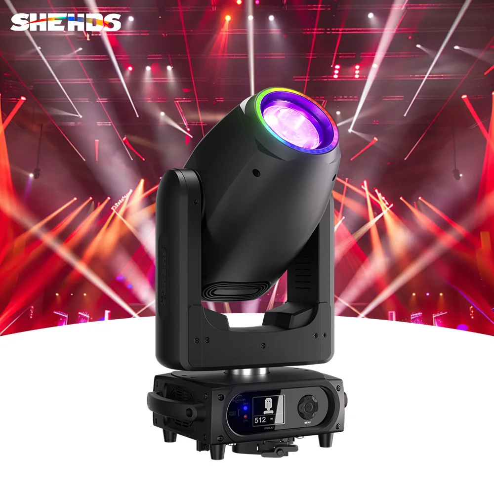SHEHDS 300w Beam Prism Moving Head Led Ip 20 Sky Beam Light Luces 300w - Stage Lighting For Disco Bar Party Dj_voghion.com