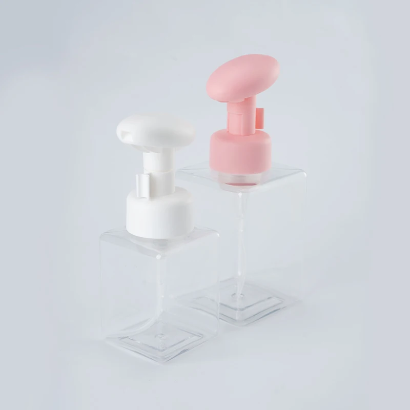 Wholesale Custom Eco Friendly Transparent Pump Bottle for Hand Wash Lotion High Quality PET Smooth Dispenser supplier