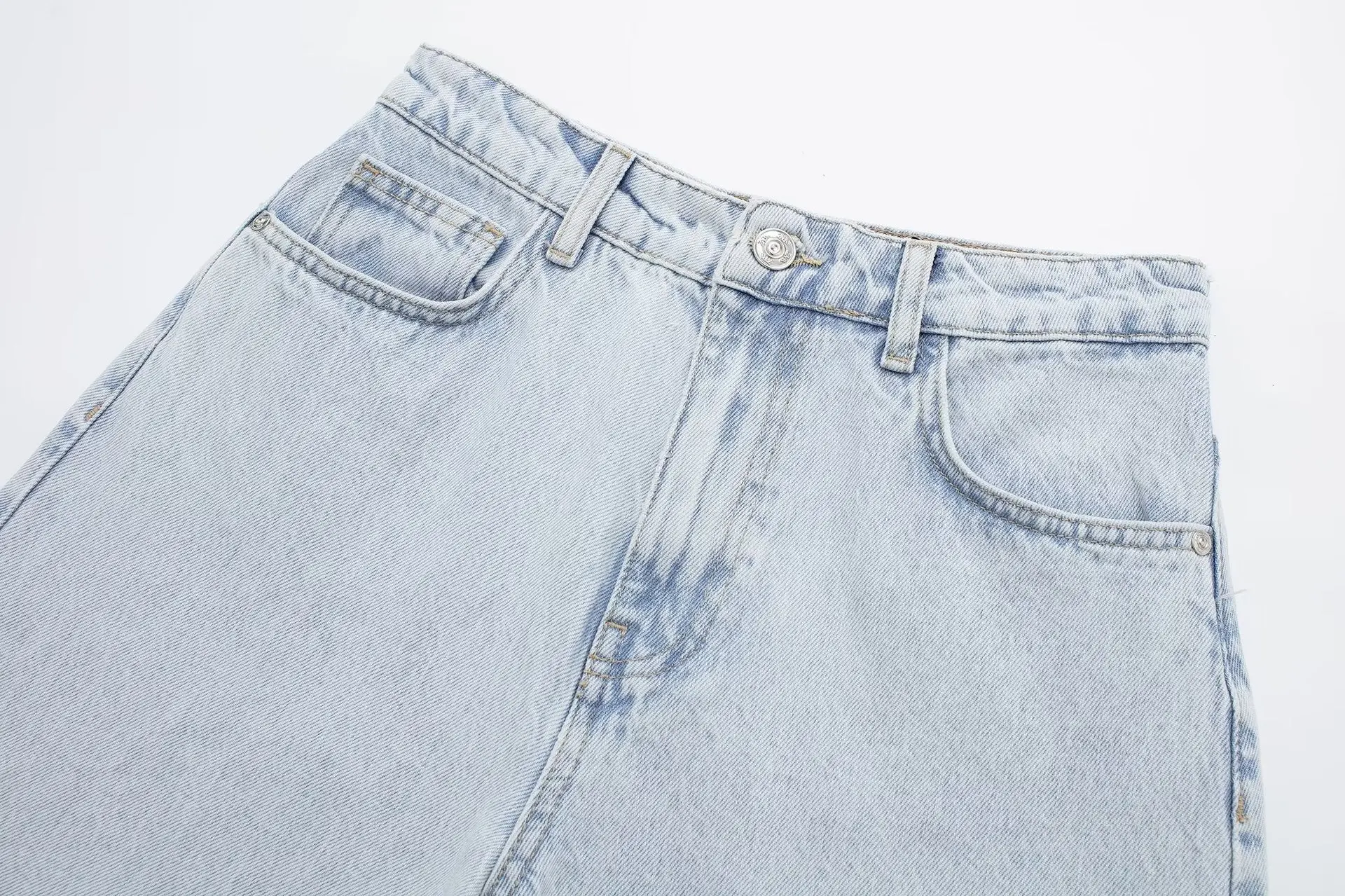 High Waist Straight Casual Plus Size Ladies Custom Denim Pants Denim Shorts Women's Shorts Women Jeans