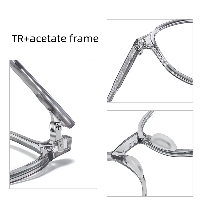 Good Quality Round Frames Custom Logo Retro Computer Blocking Anti Blue Light Glasses Eyeglasses