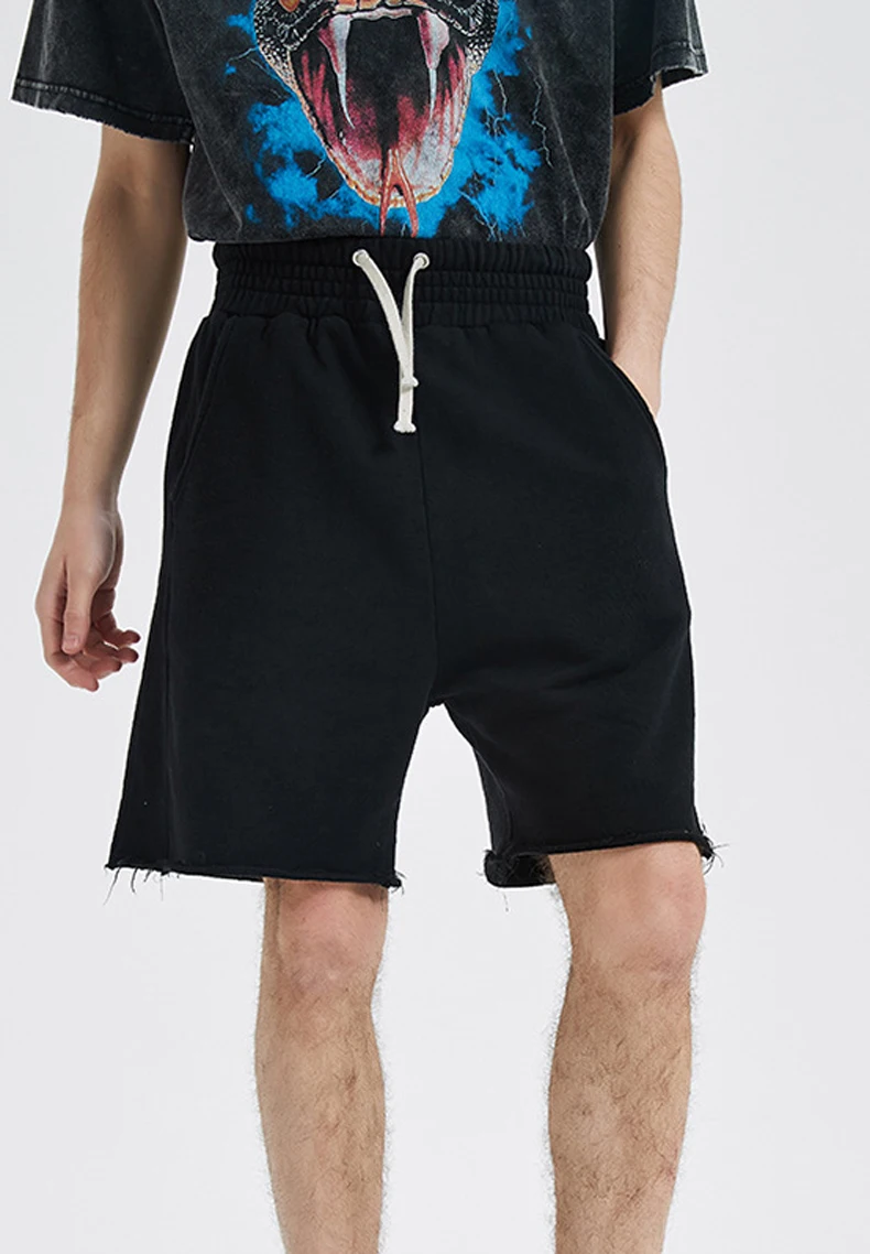 Summer Essential 100% βαμβακερό ανδρικό σορτς με τσέπες Κοντό παντελόνι γυμναστικής Αθλητικό σορτς συν μέγεθος για άνδρες136_voghion.com