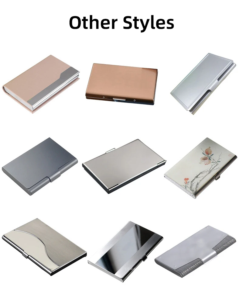 Professional Flip Style Leather Business Name Card Wallet Holder Cards