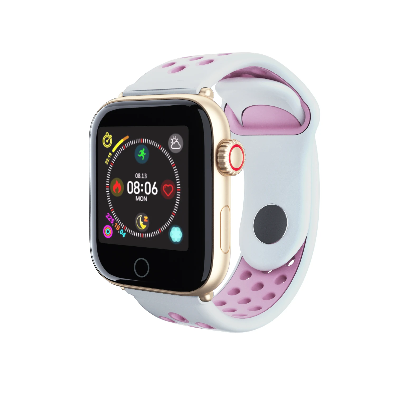 Смарт-часы для мужчин водонепроницаемый спорт фитнес-трекер Смарт-браслет приборы для измерения артериального давления, с экраном сердцебиения, умные часы