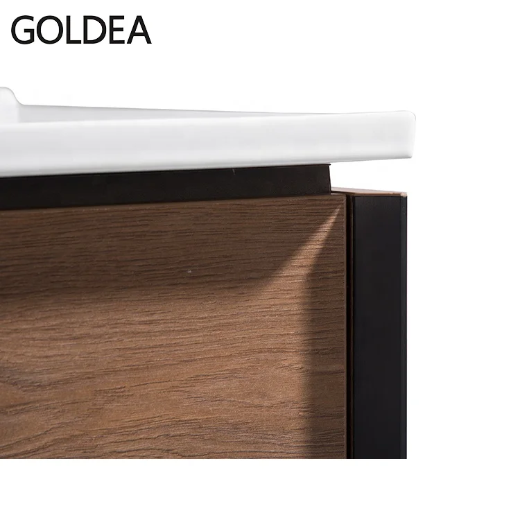 Китайский завод, новый современный дизайн шкафа из меламина для ванной комнаты