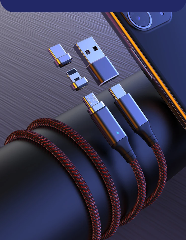 hot selling data magnetic fast charging pd 100w 6 in 1 multi usb