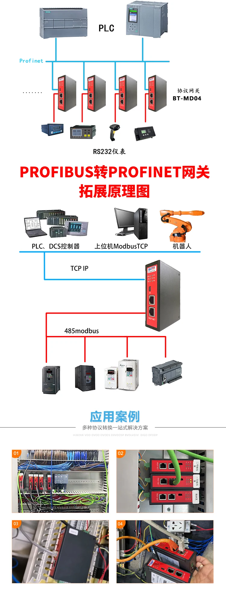 Profinet Modbus Profinet To Modbus Rtu/tcp/rs485/232/profibus/ethercat/ip/can - Buy ...