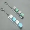 Four key white shell-white/blue gray/green