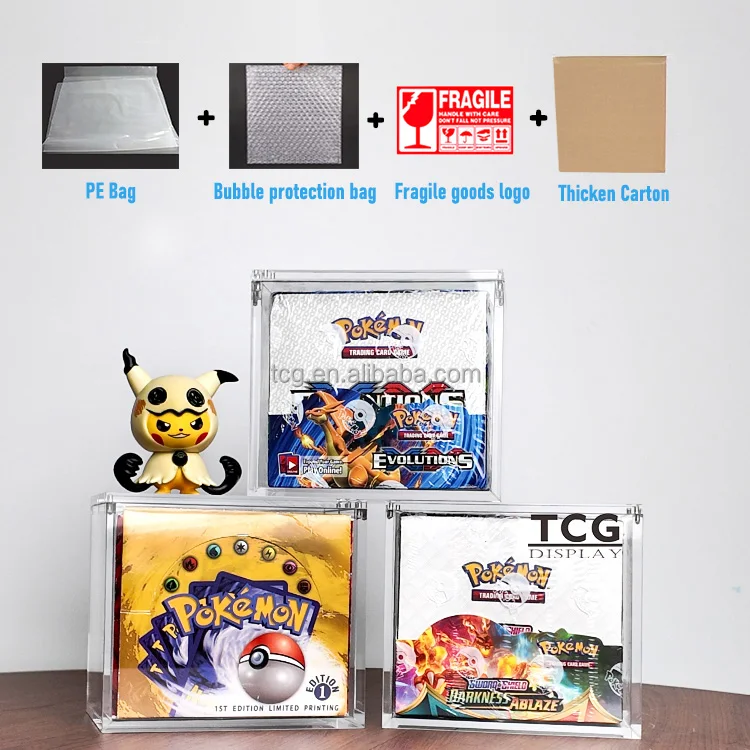 Pokemon XY Evolutions Booster Box - Durable Acrylic Case