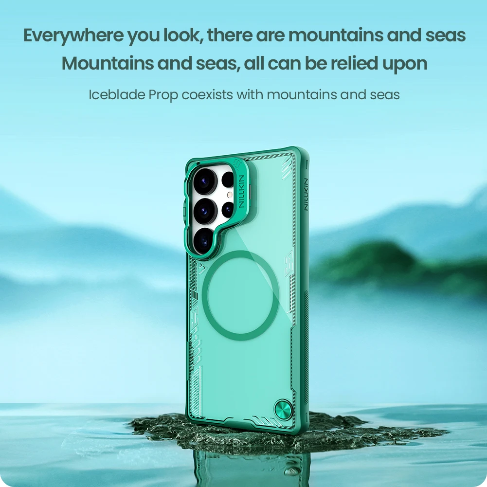 Case for Samsung Galaxy S25 Ultra | Nillkin Cover for Samsung Galaxy S25 Ultra- Green | Case for Samsung Galaxy S25 Ultra | Nillkin