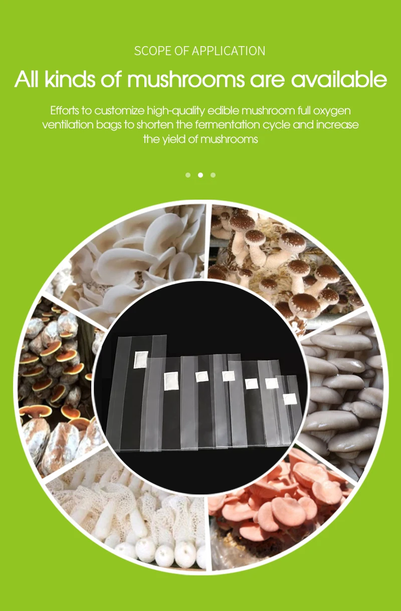 Mushroom Grow Bags with Injection Port - Aseptic & Customizable