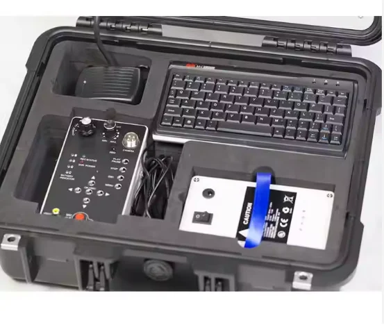 V10-100闭路电视摄像机管道检查AHD防水水下井检查摄像机，带720P视频和10英寸液晶屏