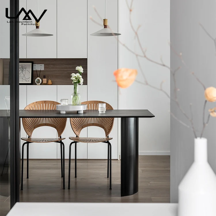 Деревянные столы в скандинавском стиле, роскошный обеденный стол, дизайн для гостиной, гостиничная мебель