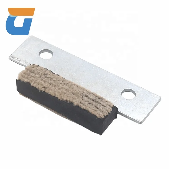 elevator landing door slider lift hall door shoe felt slider 50 * 35 * 13 Elevator Accessories