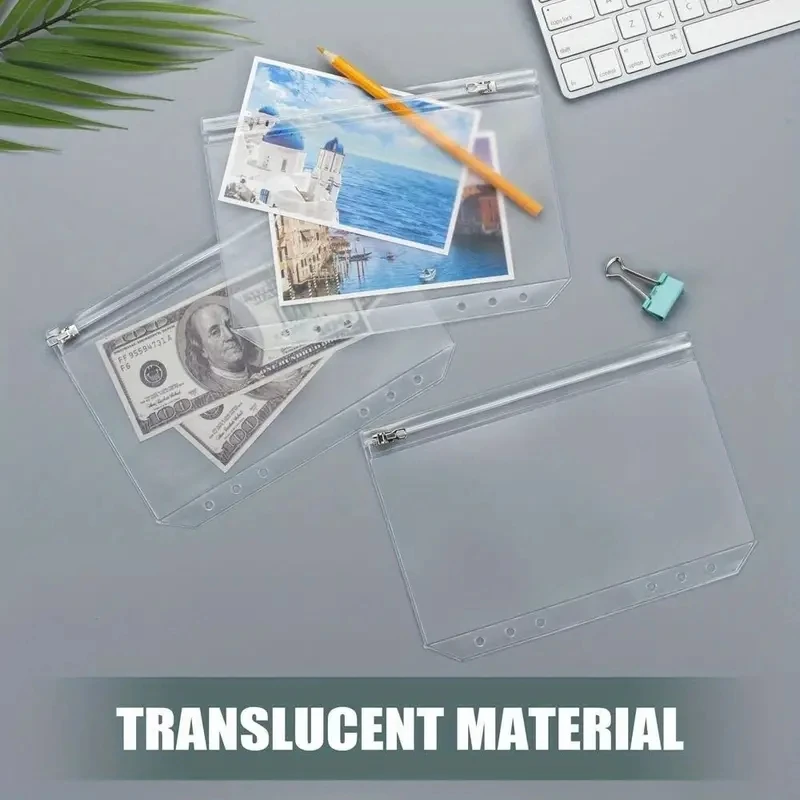 A5 A6 A7 Mini Binder Pockets with Zipper Loose Leaf Pouch Bag Transparent Card Protector Side Loading Waterproof Cash Envelopes| Alibaba.com A5 A6 A7 Mini Binder Pockets with Zipper Loose Leaf Pouch Bag Transparent Card Protector Side Loading Waterproof Cash Envelopes| Alibaba.com