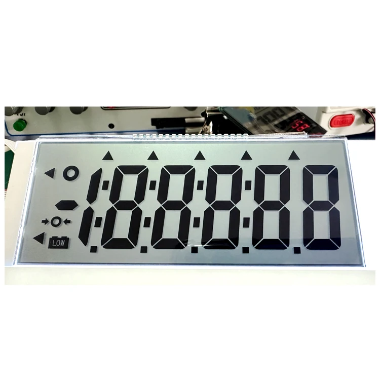 Weighing Scale Panel 6 Digit Monochrome 4 Digits Segment LCD 14 16 Segment LCD Display Custom Size Segment LCD Screen Module