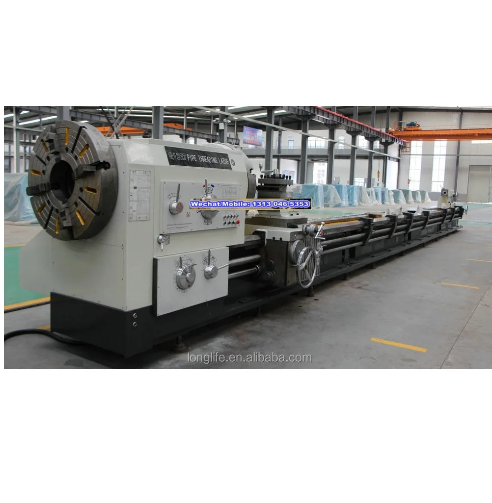 Qkd1325x1000 Cnc Pipe Threading Lathe 