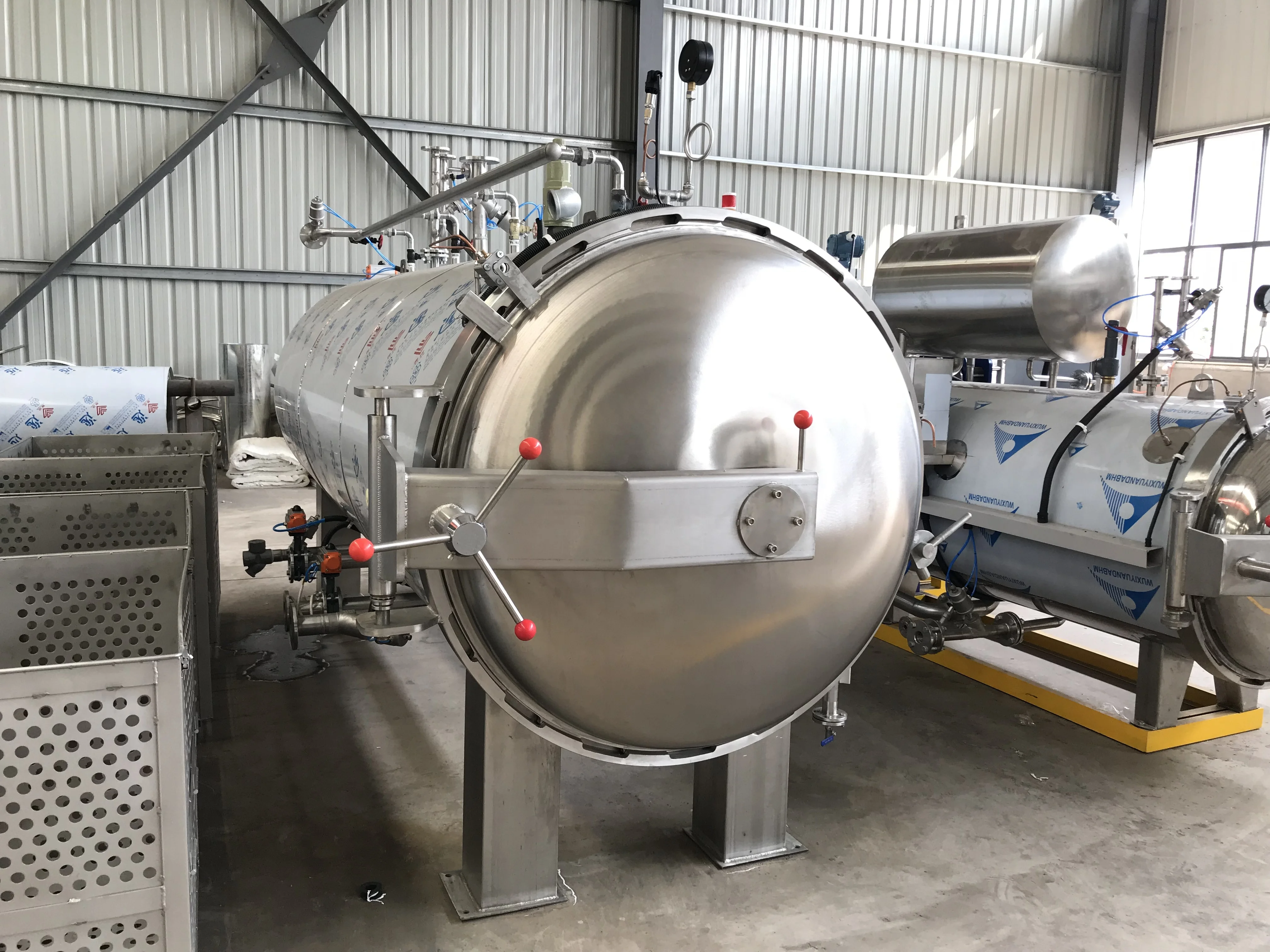 Industrial Steam Food Sterilizer Retort Machine for Sardines Tuna Canning Plant