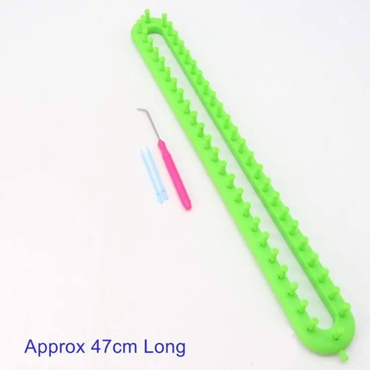 Wholesale Plastic Rectangular Craft Tool Knitter Knitting Loom Set for Hat Scarf Shawl Sweater Sock Blankets