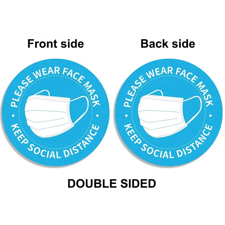 Двусторонняя пожалуйста носите лицевая часть защитный колпак знак виниловая 8