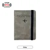 Strap Passport Cover Grey