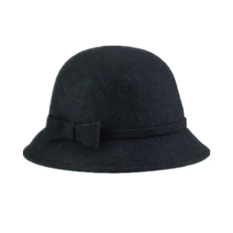 sombrero de cubo de lana para mujeres sombrero de otoño / invierno para niñas Sombrero Cloche de lana sombrero elegante para mujeres lana 100% austral Accesorios Sombreros y gorras Sombreros de vestir Sombreros cloché sombrero ajustable para mujeres 