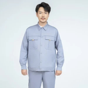 Summer Workwear Thin Cotton Long Sleeve Overalls Breathable and Cool for Construction Workshop