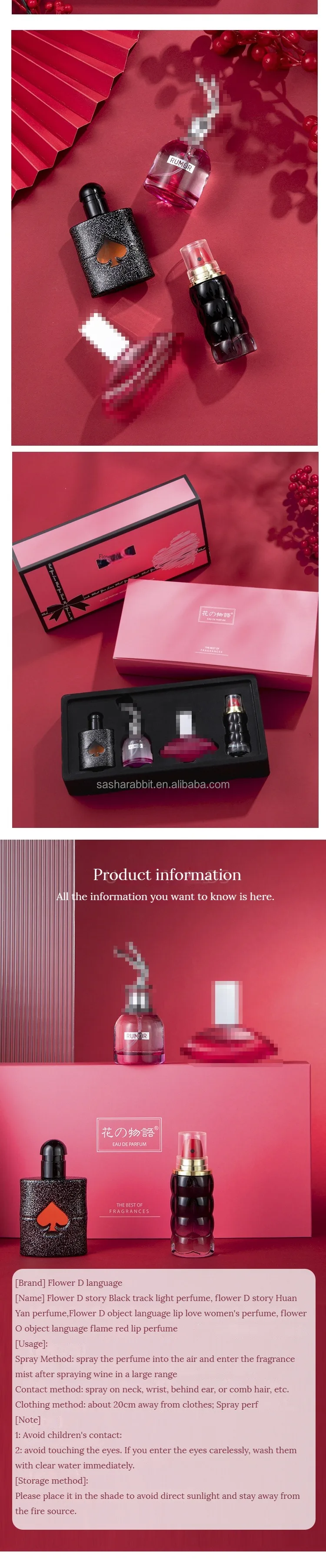 Top Perfume Gift Set Original Fragrance Ladies Mini Perfume Wholesale