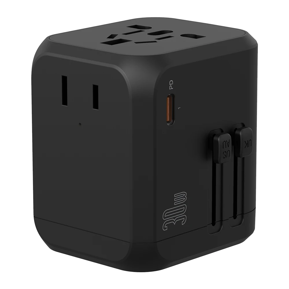 Универсальный дорожный адаптер usb адаптер питания настенный разъем 30 Вт PD портативное зарядное устройство для путешествий