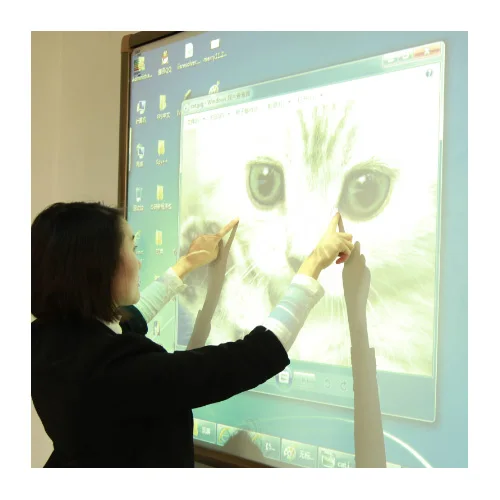 High Precision Portable Smart Interactive Whiteboard Finger Touch High Quality Interactive Wall Classroom Meeting Room