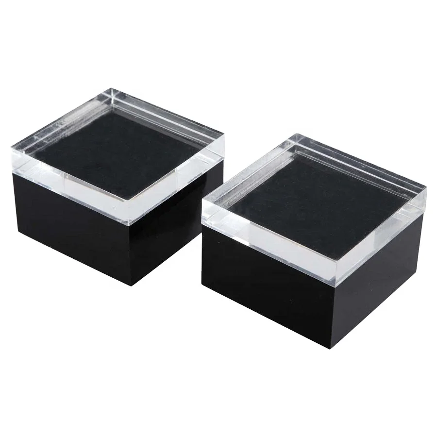 Custom Perplex Acrylic Gift Box with Lucite Cover for Display Racks
