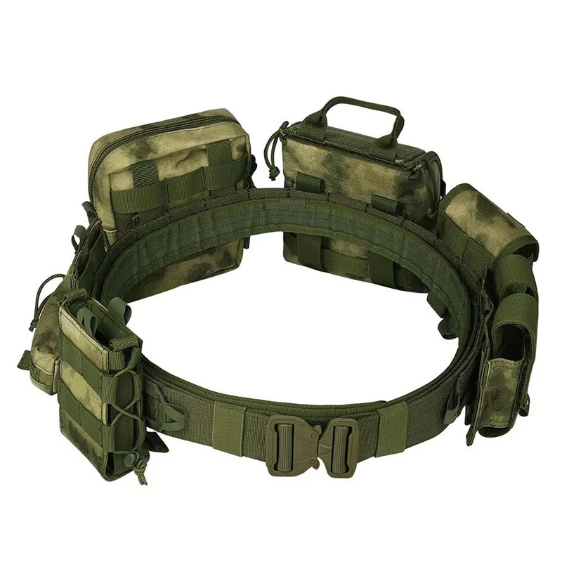 Quick-release Buckle Tactical Belt Outdoor Training Use Pouch Hunting Accessories Tactical Belt Sport Enthusiasts Duty Belts